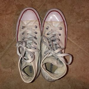 white high top converse